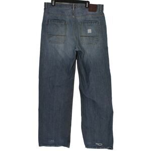 Vintage G-Unit Baggy Jeans Mens 36x32 Blue Y2K Hip Hop Wide Leg Skater Denim